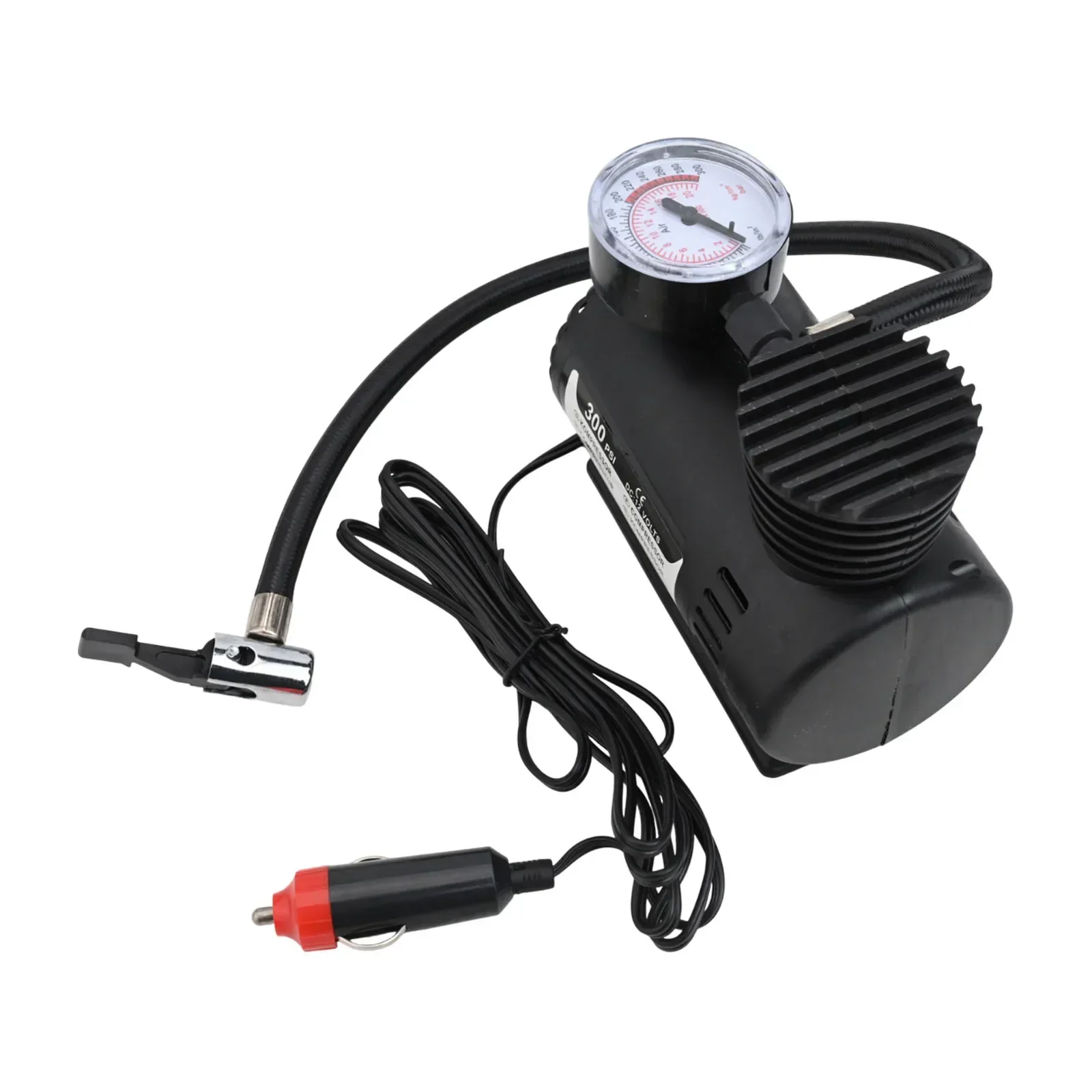 Lightweight 12V Air Compressor 300psi Electric Tire Pump for Cars Trucks and Various Inflatable Sports Equipment