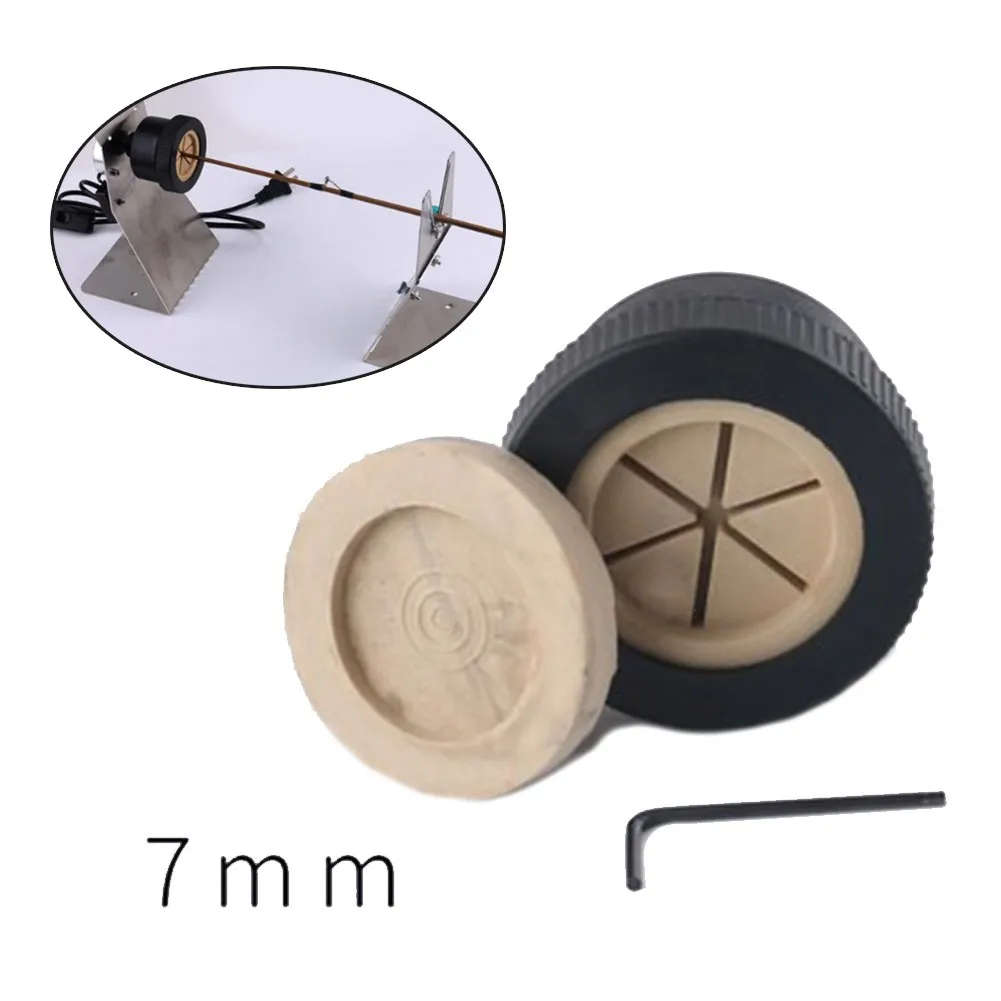 1pcs Rod- Dryer Chuck Fishing Rod- Building Dryer- Chuck For 7mm Diameter- Drying Machine DIY Tools Fishing Equipment Tools