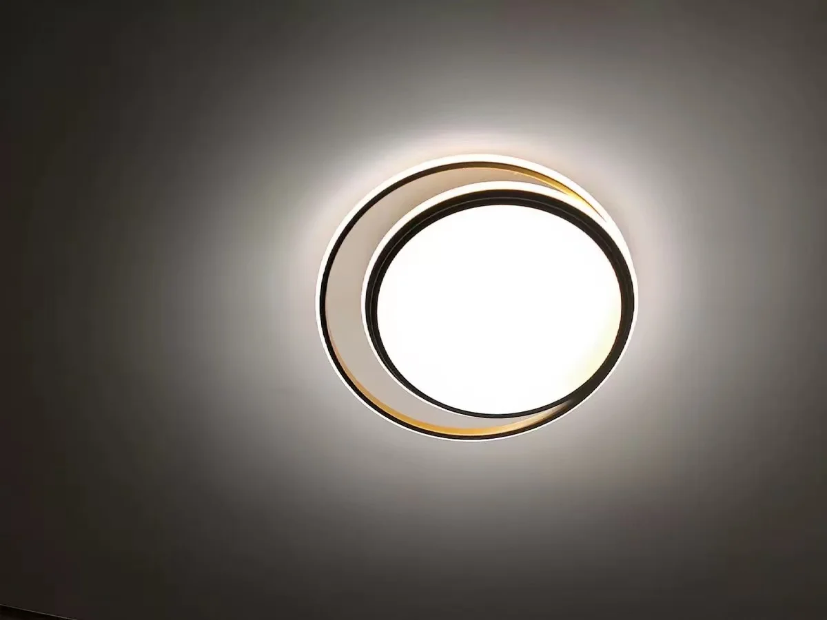 Modern luxury gold LED ceiling light living room bedroom dining room hotel embedded chandelier home