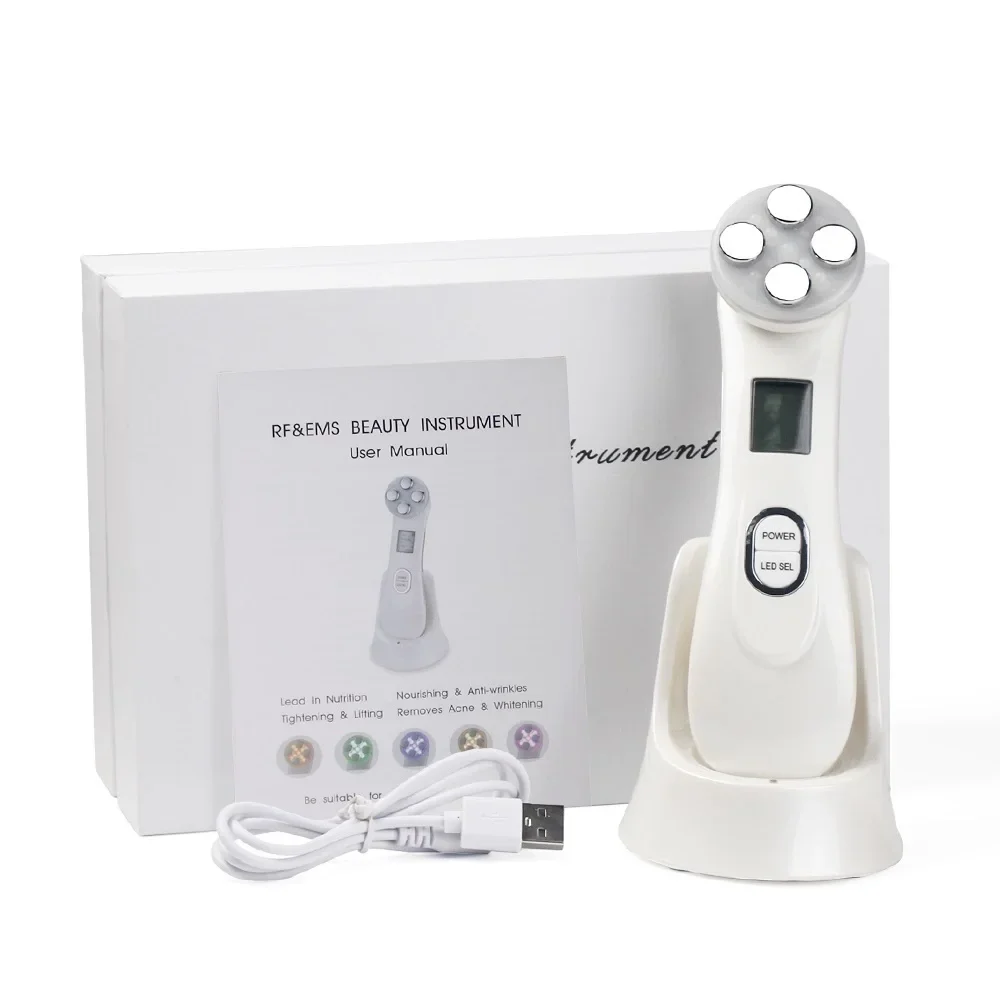 

Home Use Face Massager LED Anti-Wrinkle Face Lift Machine Facial Beauty Device for Skin Tightening & Rejuvenation