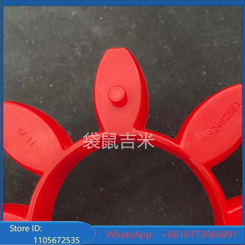 Red Polyurethane Cushion 8-angle FL75 Type Elastomer 98246259X Coupling Glue/eight-petal Outer Diameter 160