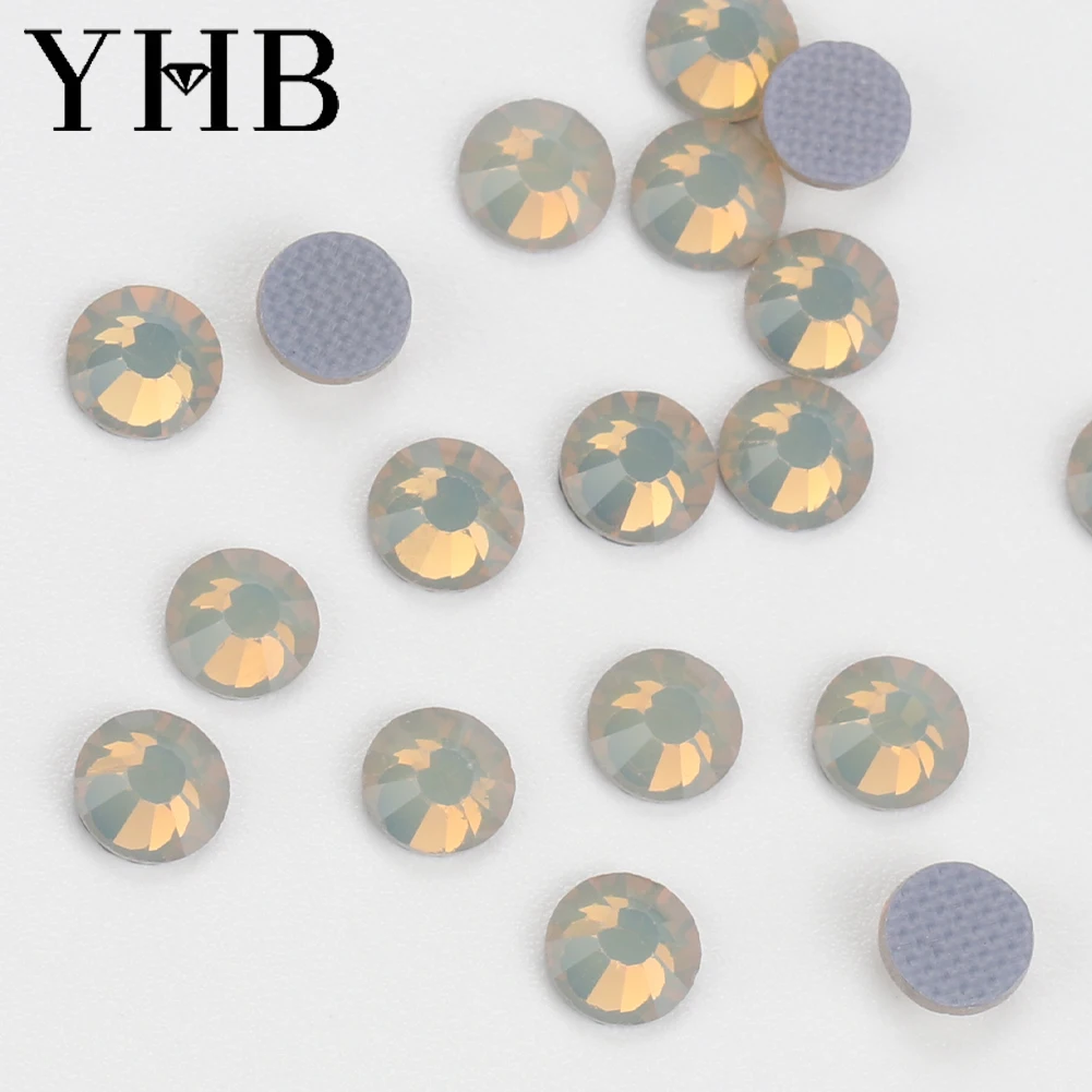 YHB-Flatback Hotfix Rhinestones for Shoes, Bags, Phones, Fabric Garment Decoration, DIY Jewelry Accessories, High Quality