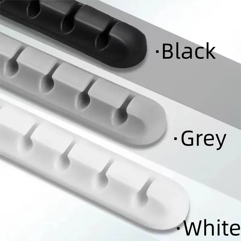1Pcs 3/5/7-hole Data Cable Organizer Desktop Charging Cable Storage Protector Mouse Cable Headphone Winding Device Fixing Clipp