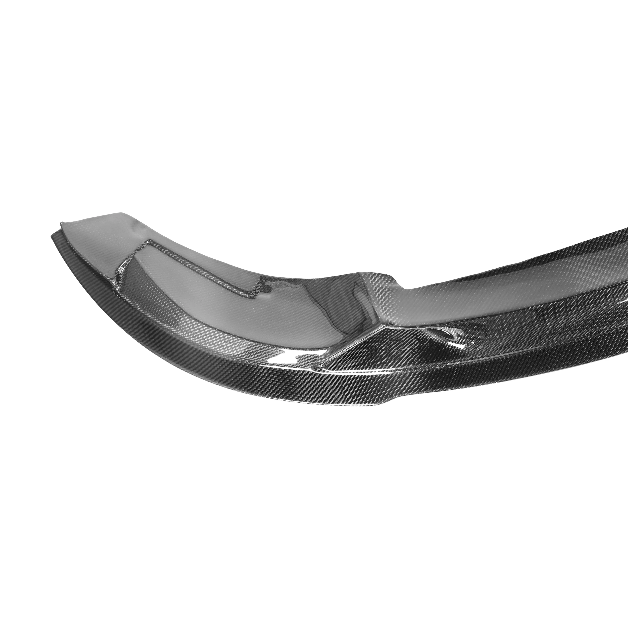 STLFReal Carbonfaser-Frontstoßstangenlippe für BMW M3 F80 M4 F82 F83 2014–2018, R-Style-Upgrade mit inklusive Clips, neuer Zustand