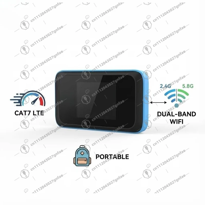 Dual Band Wifi6 Router Cat7 Mifi Mobile 4g LTE Wifi Router with SIM 2.4G 5.8G Pocket Router Wifi
