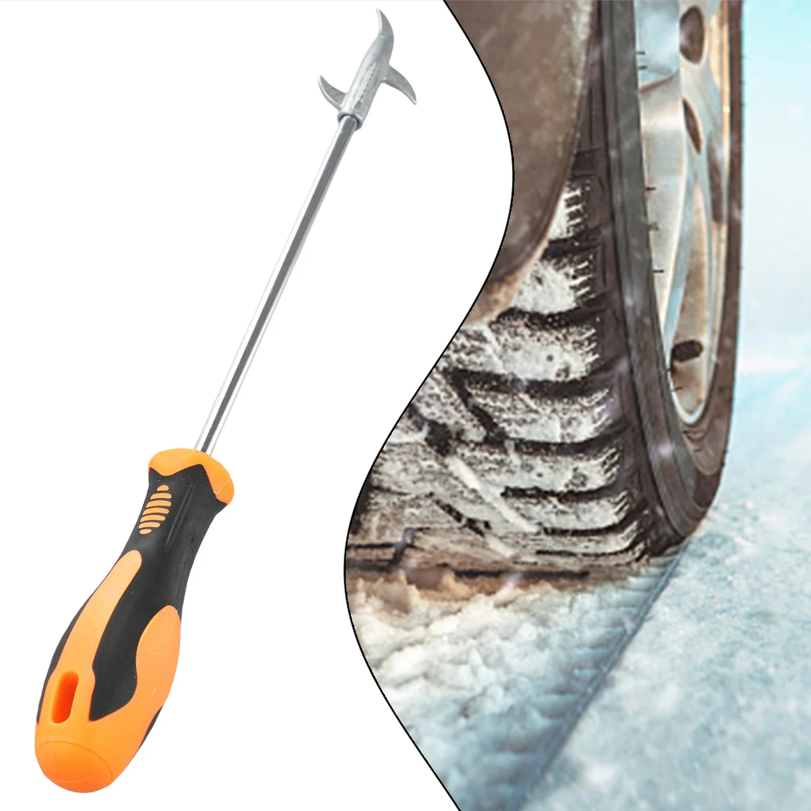 منظف الإطارات، خطاف تنظيف الإطارات، طريق بناء السيارة، يقلل من ضوضاء الإطارات، قطعة واحدة من مزيل الحجر المكسور ذو الأخدود العام