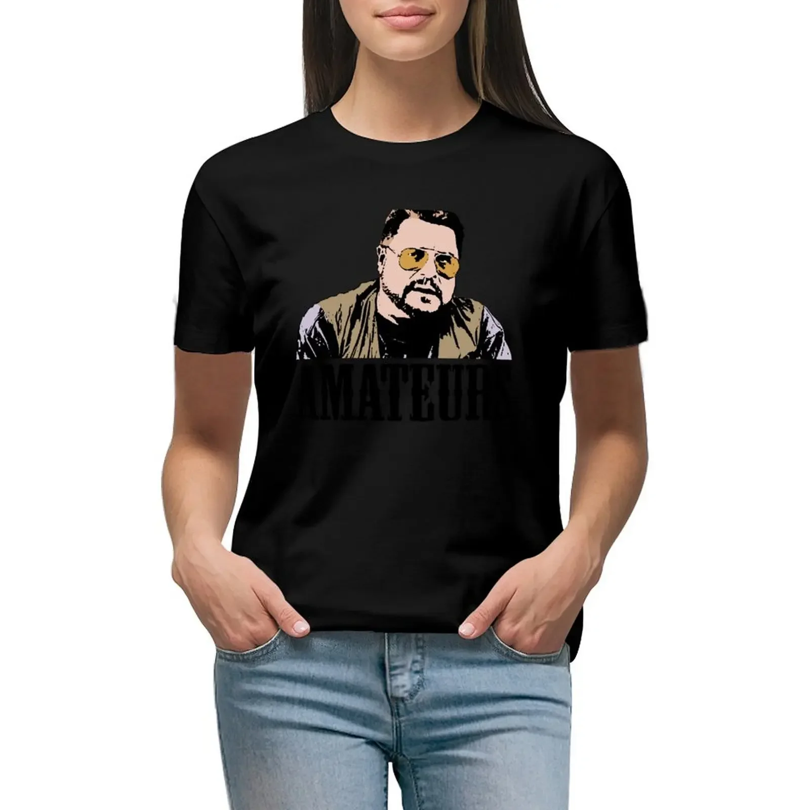 The Big Lebowski Walter Sobchak Amateurs Color T-Shirt Blouse anime clothes aesthetic clothes summer clothes for Women