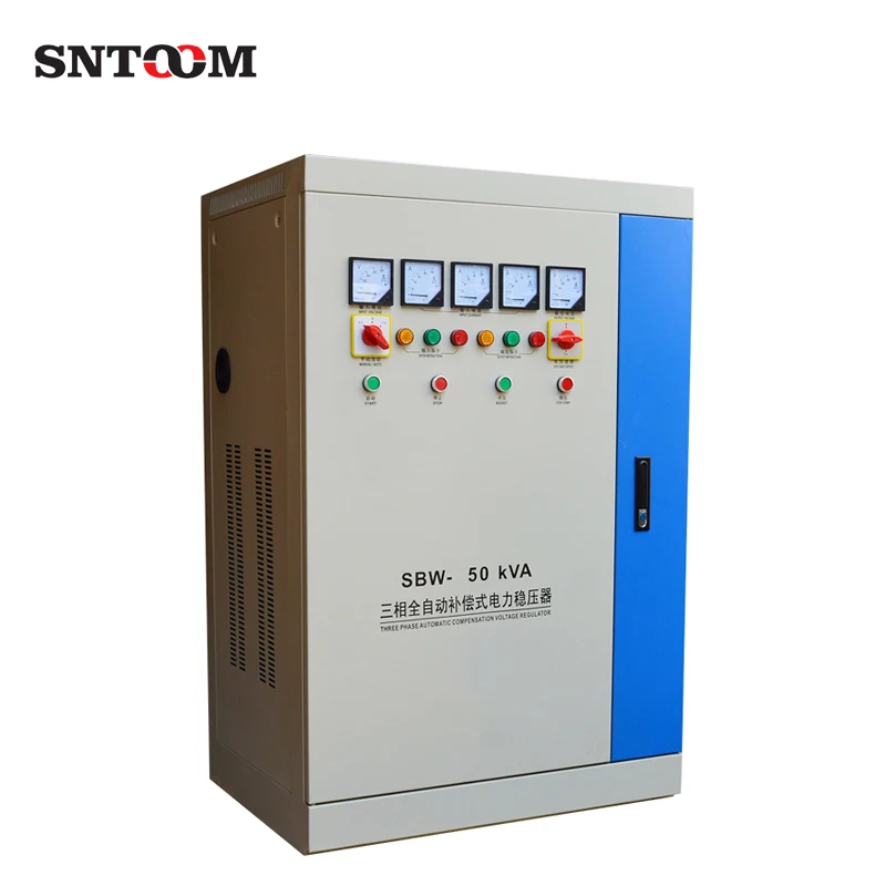 SBW-50kva Industrial High-Precision High-Power Automatic Three-Phase AC Compensation Regulator