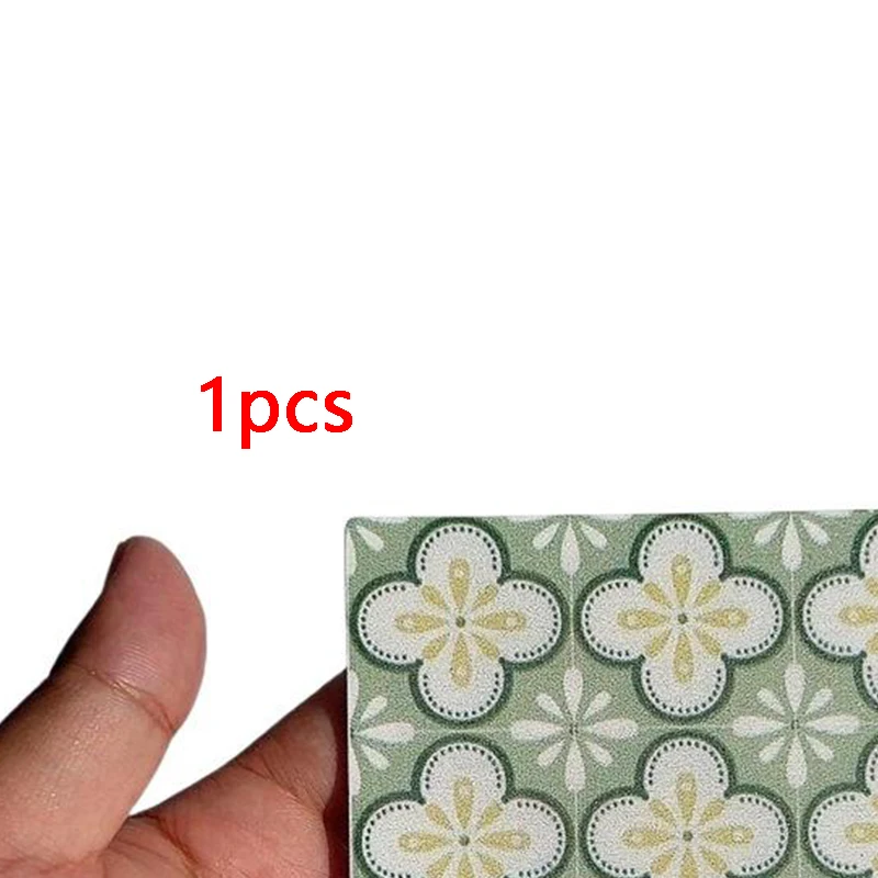 1 pezzo 1:12 Mini pavimento quadrato in legno – Accessorio realistico per la decorazione della casa delle bambole del bagno e del soggiorno