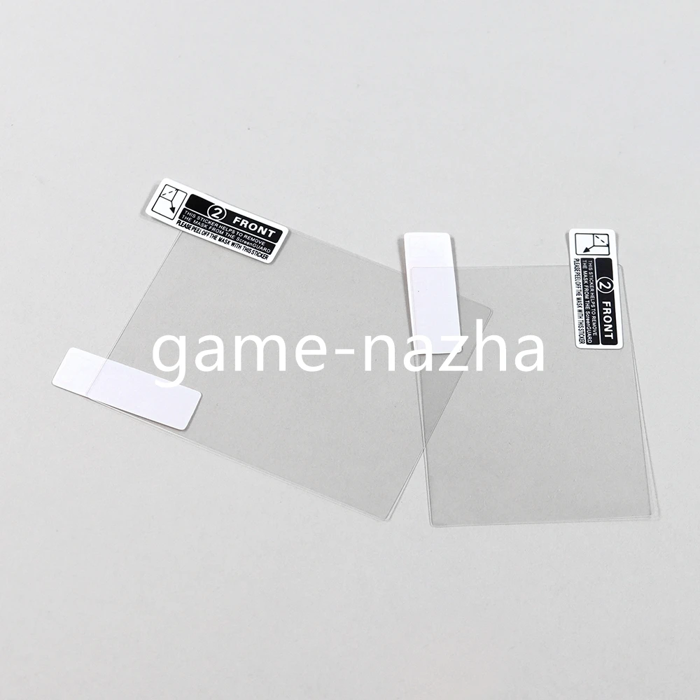 60sets Full Cover LCD Screen Protective PET Film For NDS High Quality Top Tempered Glass Bottom Clear Protective Film For NDS