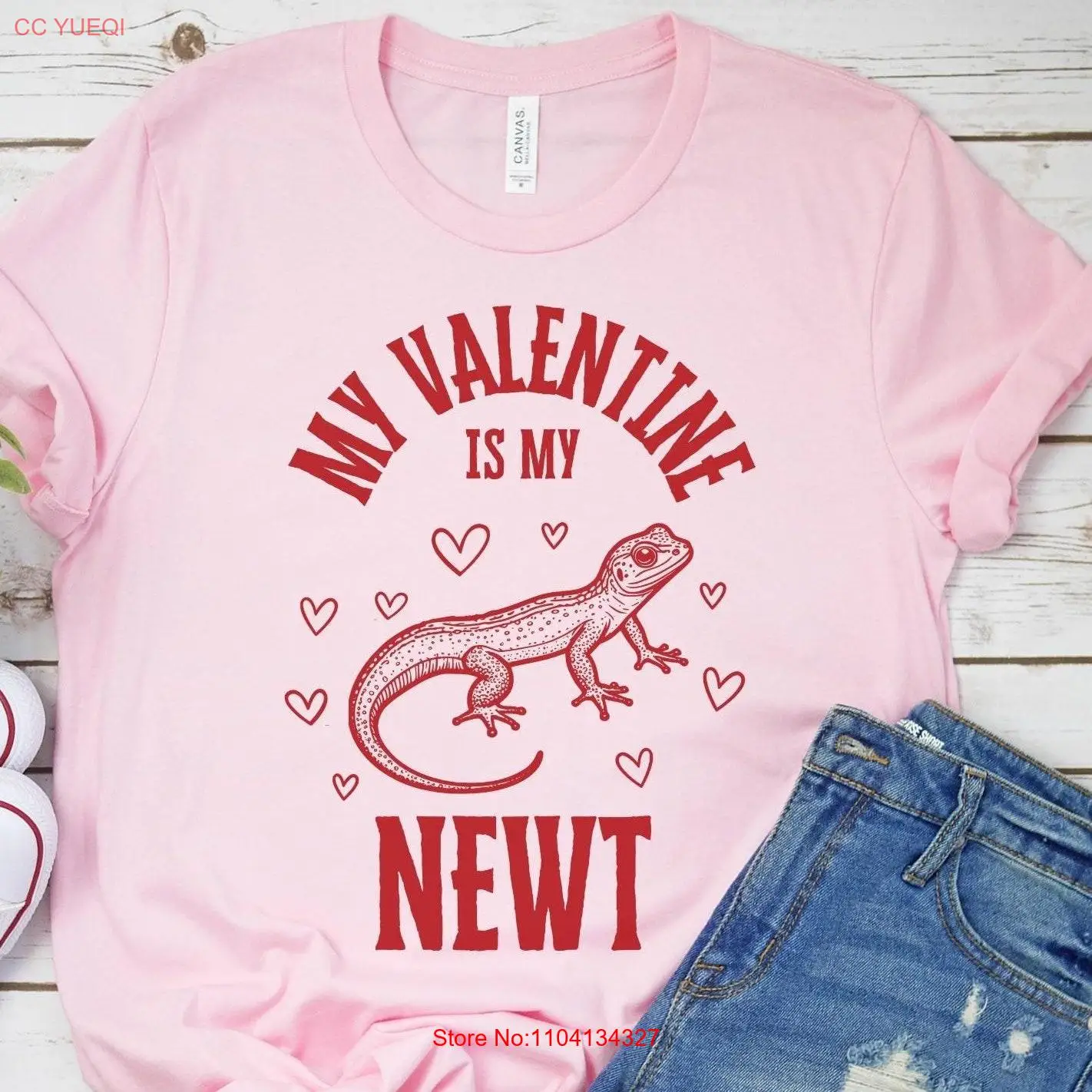 عيد الحب NewT تي شيرت s للحبيب مضحك عيد الحب أمي Herpetology البرمائية طويلة أو قصيرة الأكمام