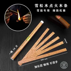 Cedar Chip Imported Natural Cedar Wood Strip Portable Dual-use Cigar Ignition Add Incense Burning Strip