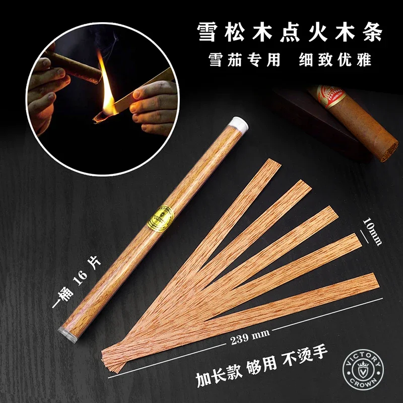 Cedar Chip Imported Natural Cedar Wood Strip Portable Dual-use Cigar Ignition Add Incense Burning Strip