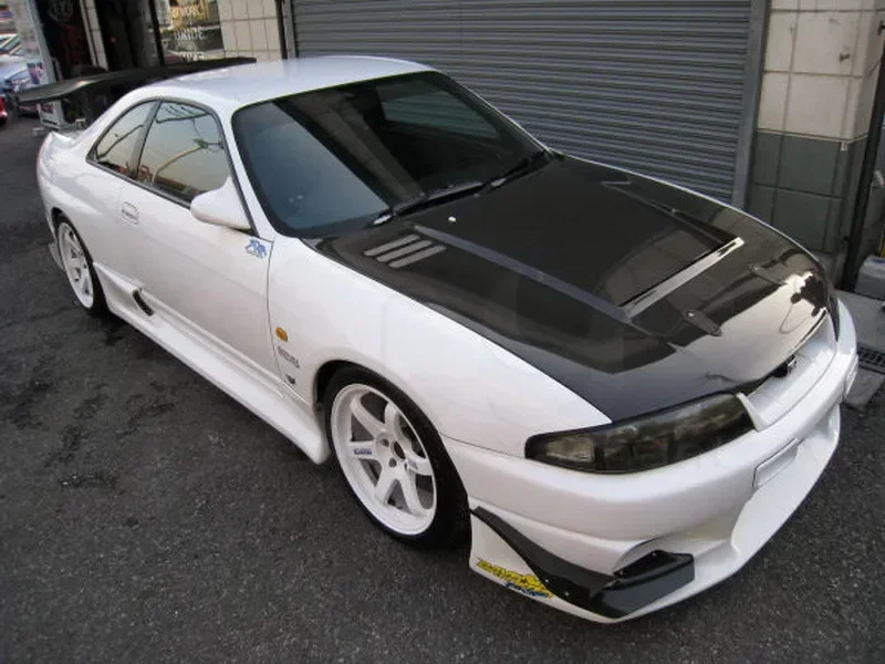 Car-Styling Carbon Fiber Car Hood Bonnet Fit For 1995-1998 Skyline R33 GTR TS Style Front Hood Bonnet view 6