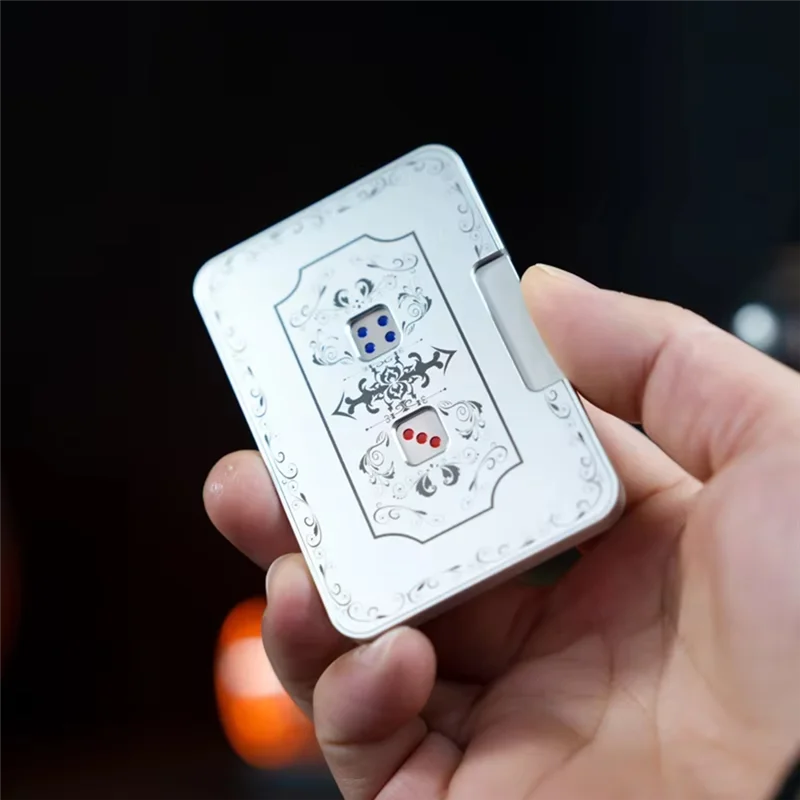 CYGJ-EDC Mechanische Würfel Fidget Spinner Partys Weintisch Spiele Tragbare Finger-Push-Karte Wahl Schwierige Entscheidung