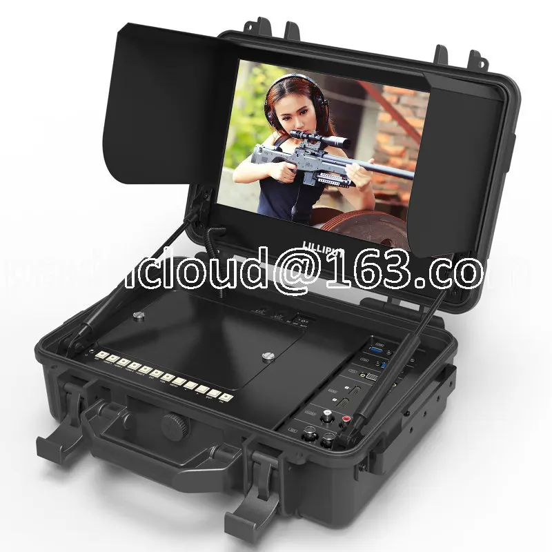 

BM120-4KS 12.5 Inch 4K HDMI/SDI Dual Interface Portable Box Mounted Director Monitor 3D-LUT Split Screen Monitoring Display