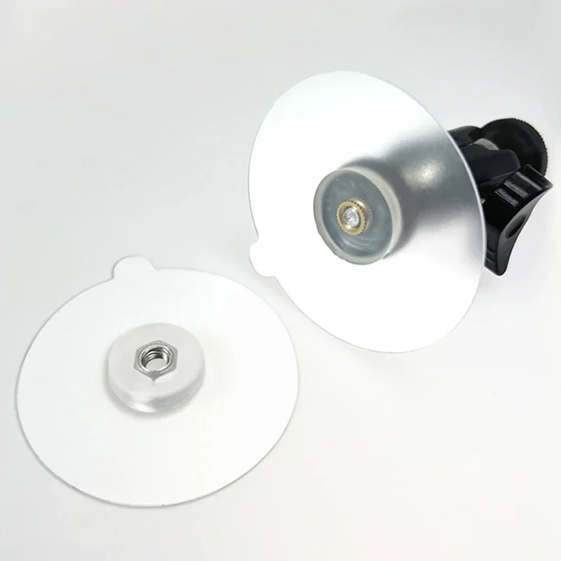 Stainless Steel No-Drill Adhesive Mount, M6 Screw Base With 1/4" Interface For Mobile Surveillance Camera Bracket Easy Install