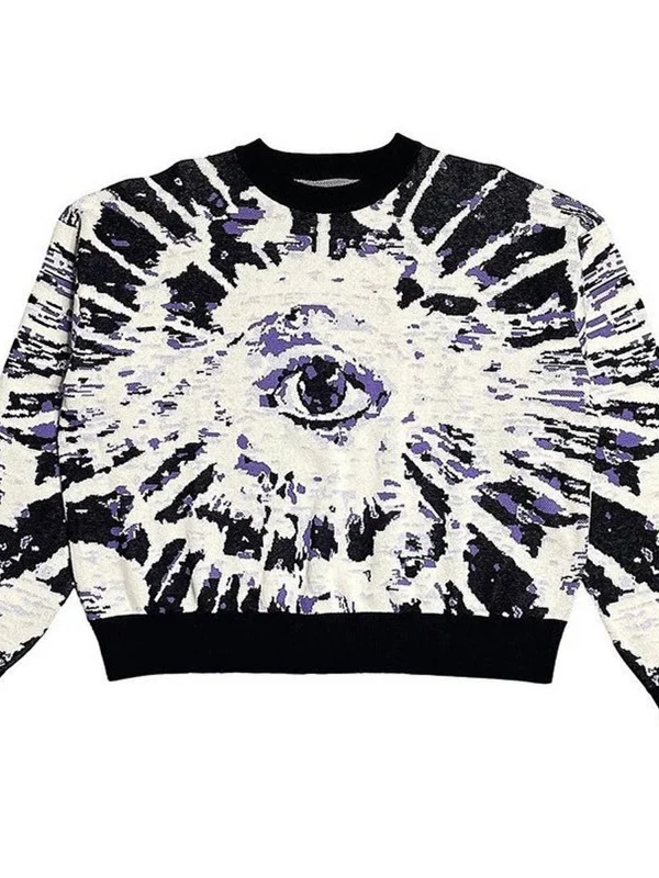 فضفاض المتضخم هوديي سترة العصرية الهيب هوب Sle ملابس داخلية ملابس خارجية محبوك سترة مريحة طويلة Sve جولة Ne