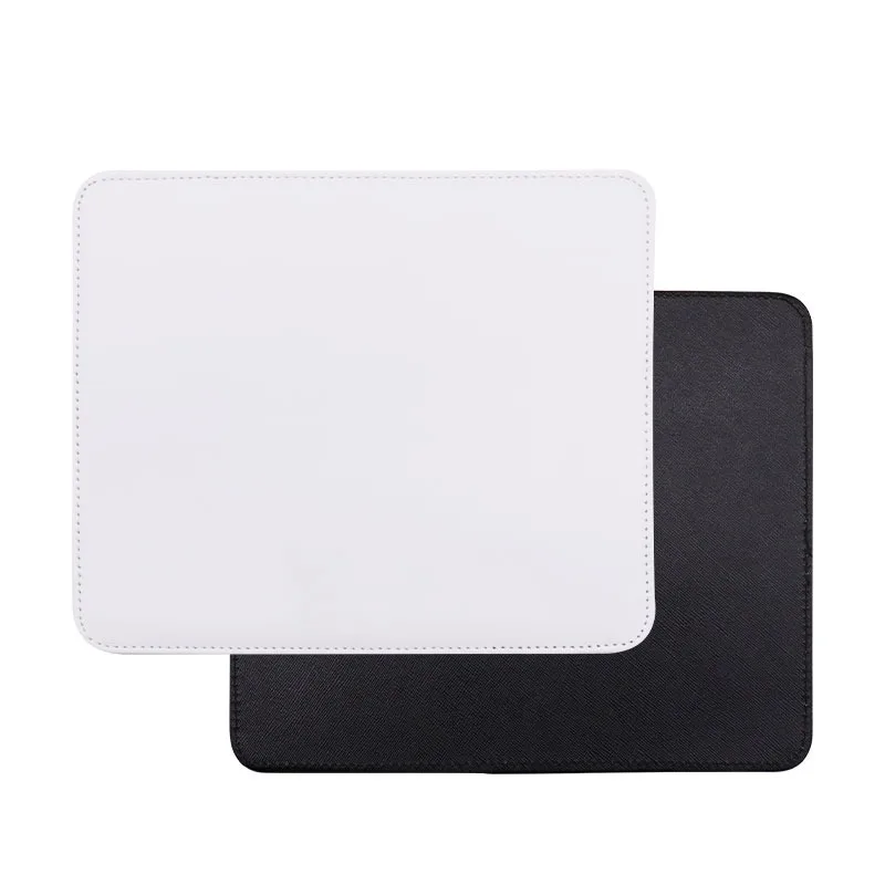 10pc/lot 22*18cm Blank Sublimation Thickness 5mm PU Mouse Pad DIY Printing Transfer Single Side Print