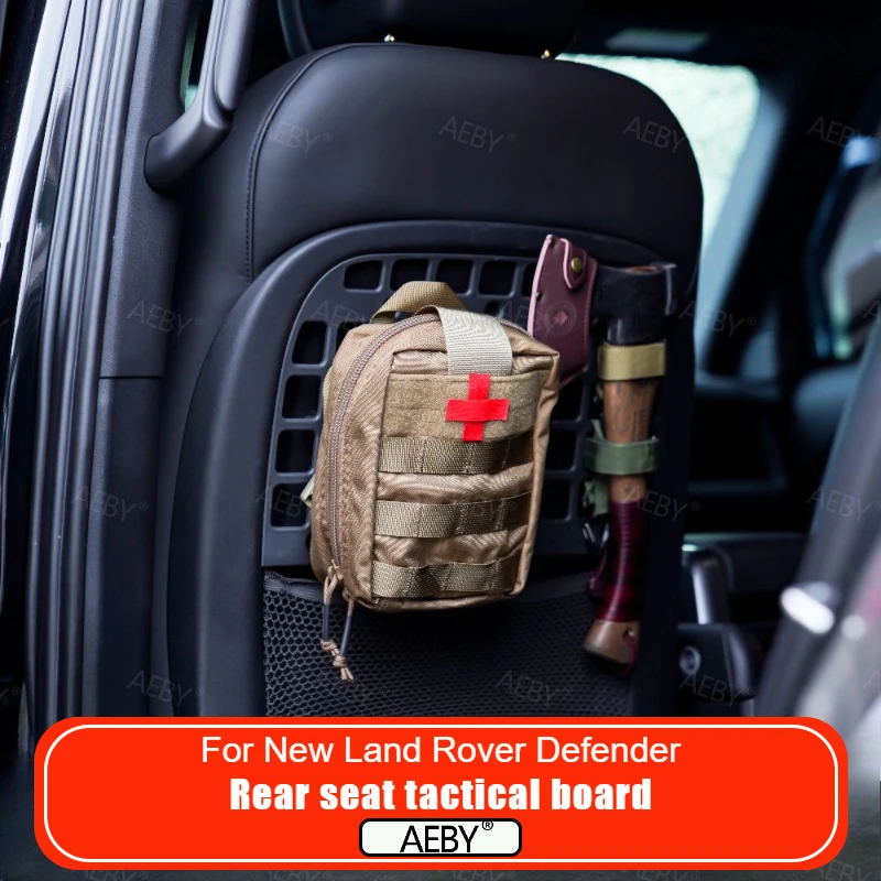 For New Land Rover Defender 90/110 2020-2026 Rear seat backrest storage panel storage rack Storage car hanging board Accessories