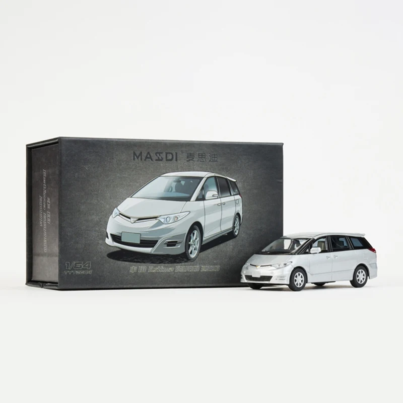 

Совершенно новый запас MASSDI масштаб 1:64 Overlord MPV сплав бизнес-автомобиль Estima модель моделирование готовый продукт подарок для хобби