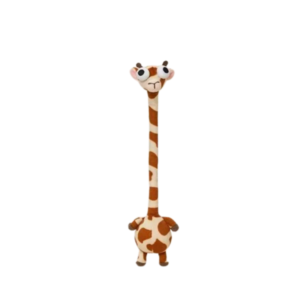 Lustiges Design Langhalsiges Huhn Plüsch-Schlüsselanhänger Weiße Farbe Niedlicher Giraffen-Taschenanhänger 40CM Kreatives Geschenk