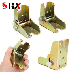 2pcs 90 Degree Folding Hinge Table Legs Brackets Fold Feet For Table Chair Extension Tables Foldable Self-Locking Feet Hinges