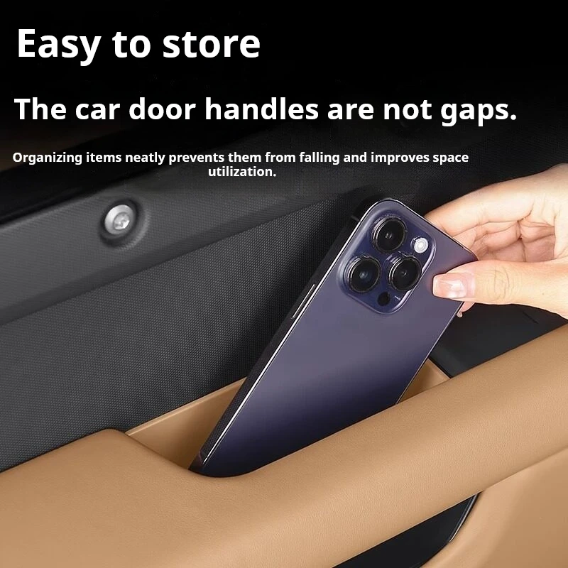 Compatible With For Land Rover Defender 90 110 130 2020-2026 Silicone Door Storage Box Organizer Tray Non Slip Interior Trim
