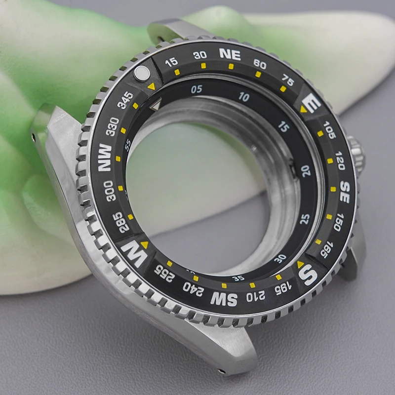 Prostex SNR025 Watch Case Sapphire Glass Clear Back NH35 Case Compatible with NH35 NH36 5R65 5R66 Movement 28.5mm Dial Case Part