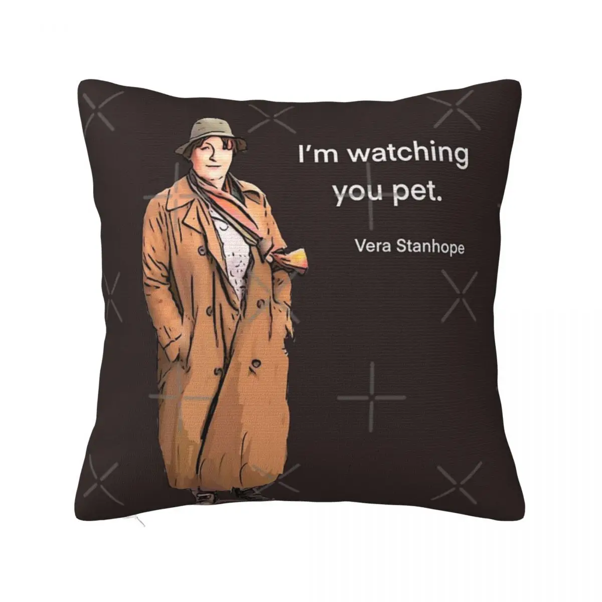 Dci Vera Stanhope I'M Watching You Pet Pillowcases Dakimakura Cover Decoration For Bedroom Pillow Case Pillow Cover