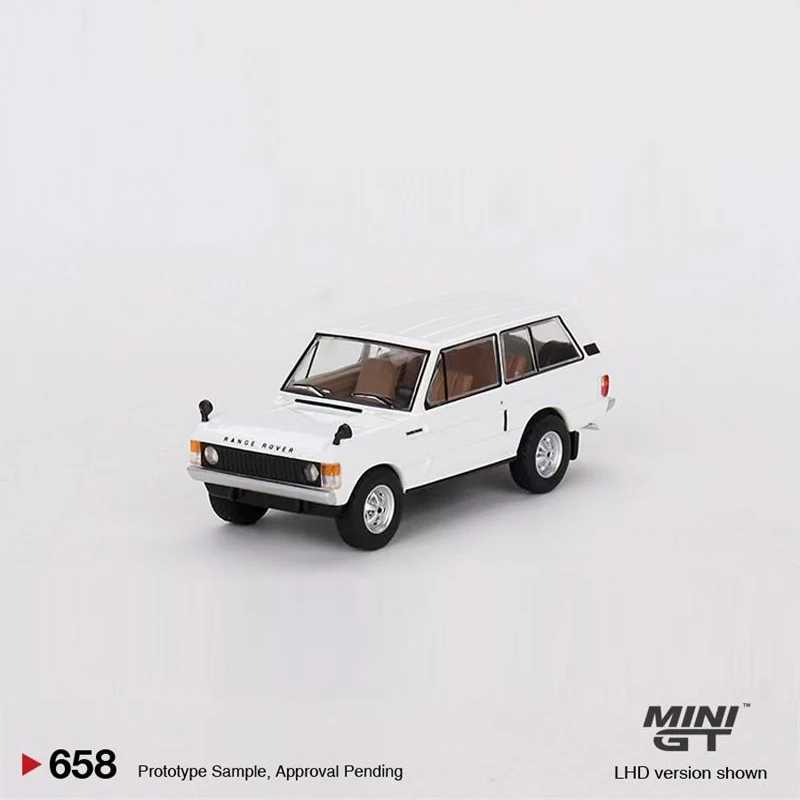 

MINI GT 1:64 Model Car Alloy Die-Cast Vehicle Collection #658 White Display Gifts