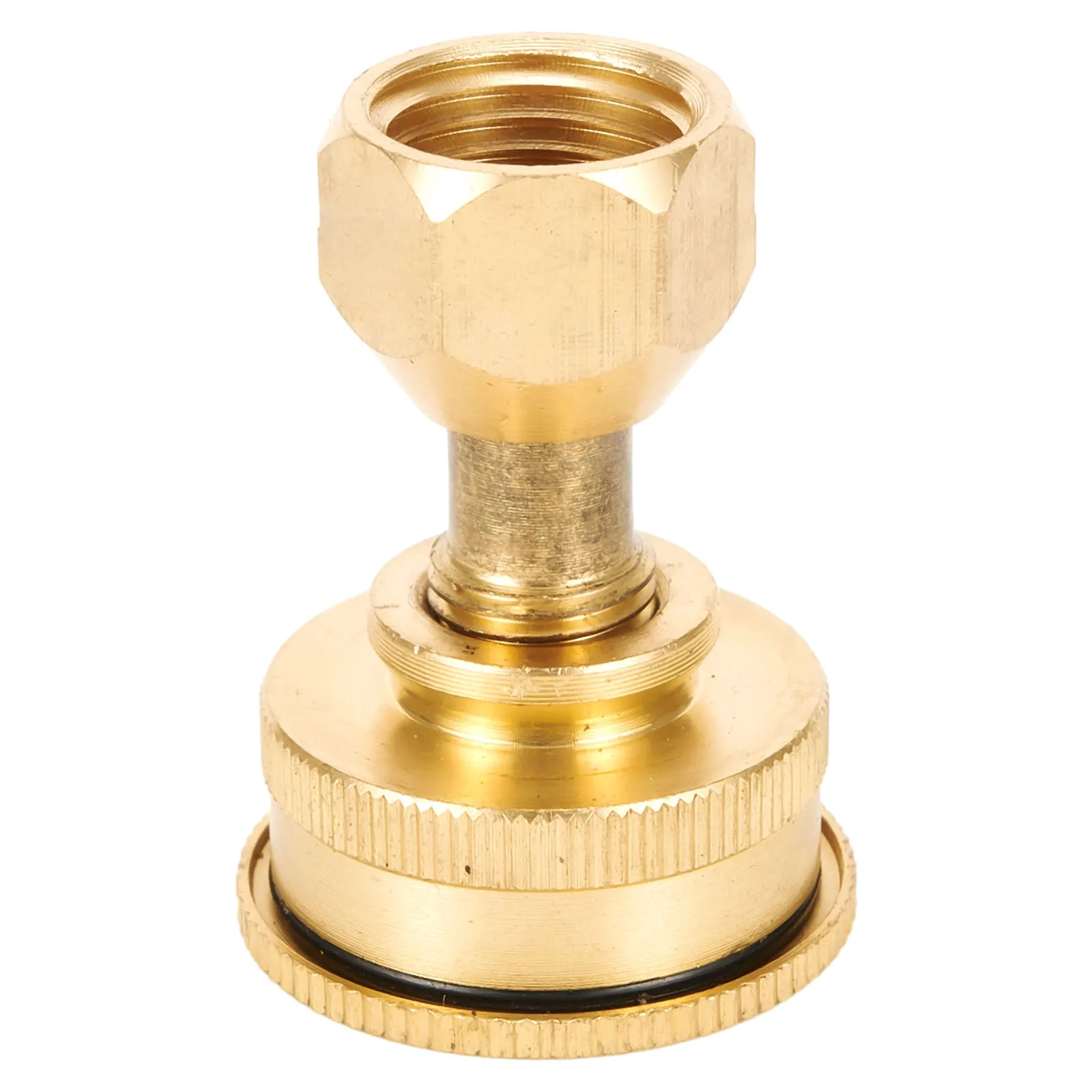 Garden Sprinkler Head Adjustable 5-Hole Brass Sprayer Nozzle Brass Spray Fitting Hose Fitting 14*1.5 Thread