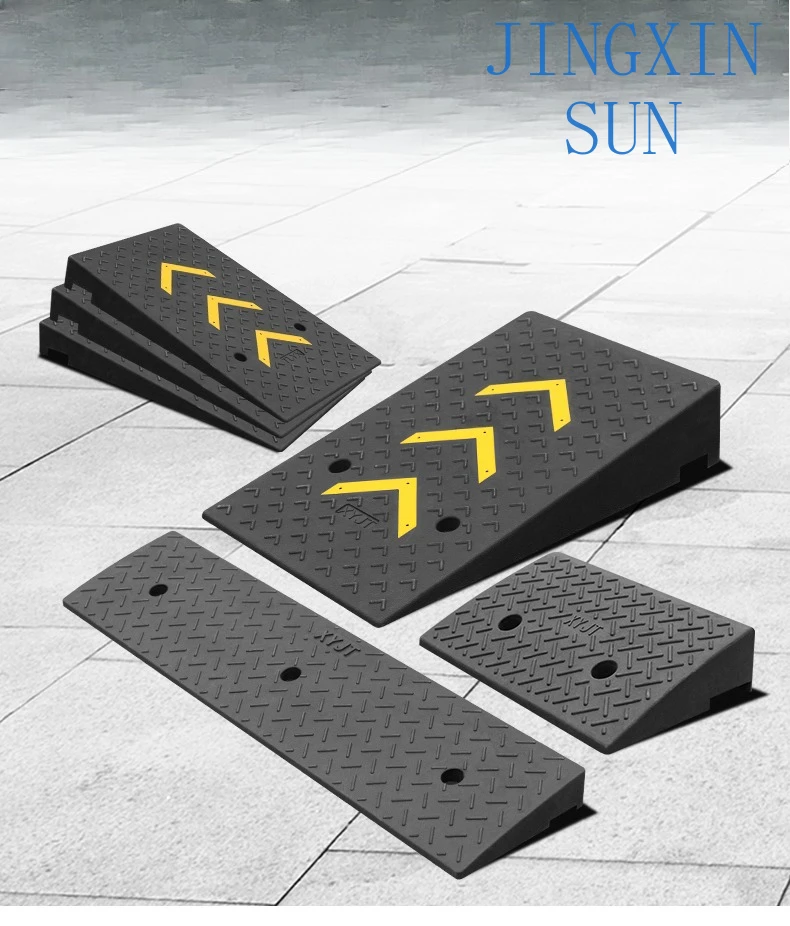 Slope pad Step pad Solid threshold Road slope board Car speed bump Door Rubber curb uphill