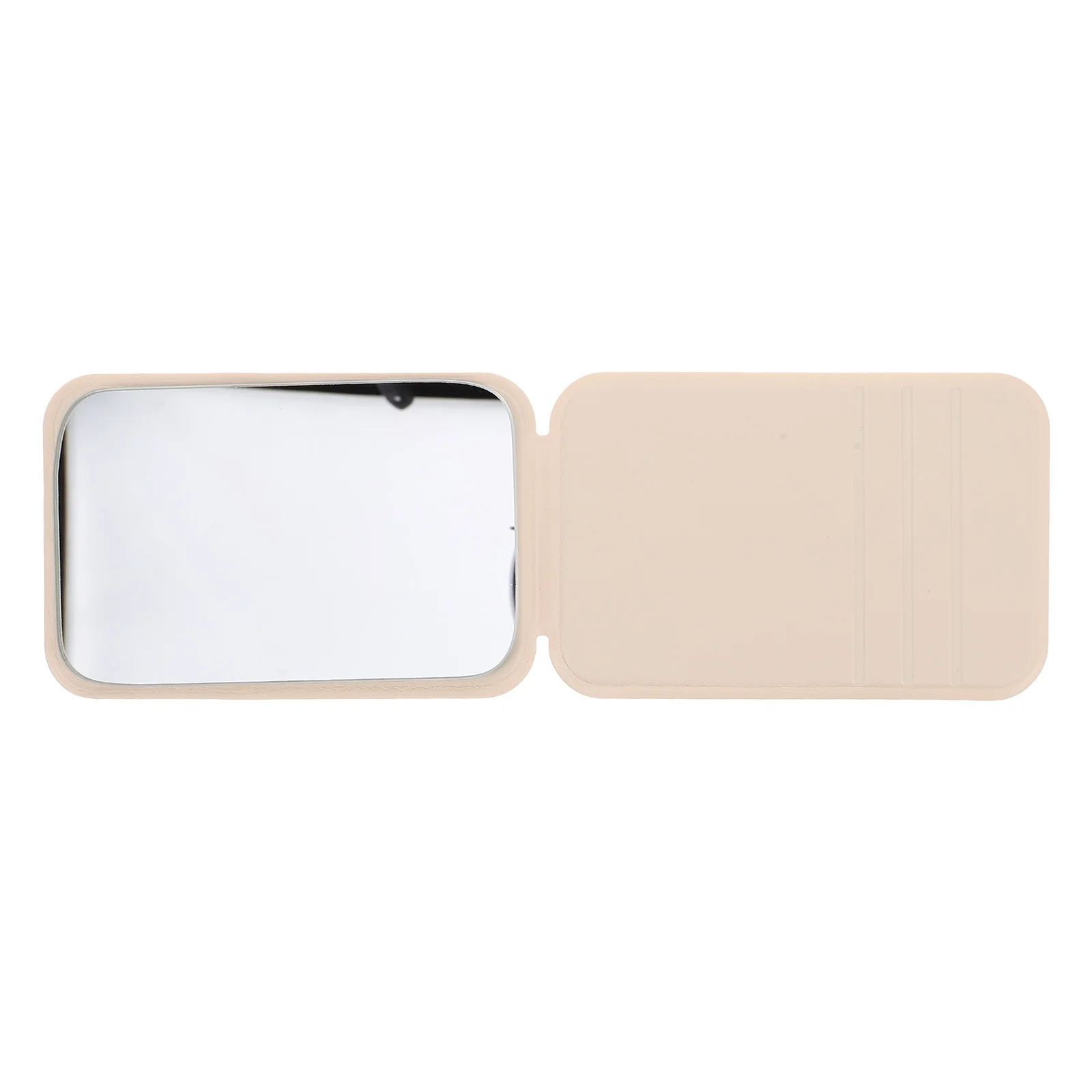 Make-upspiegel Make-up voor portemonnee Opvouwbaar Klein Compact Dames Klein Wit Schattig Reizen