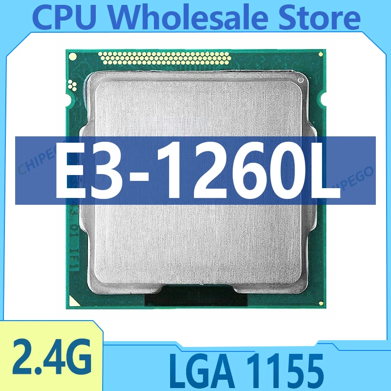 Xeon E3-1260L E3 1260L E3 1260 L 2.4 GHz Quad-Core Eight-Thread 45W CPU Processor LGA 1155