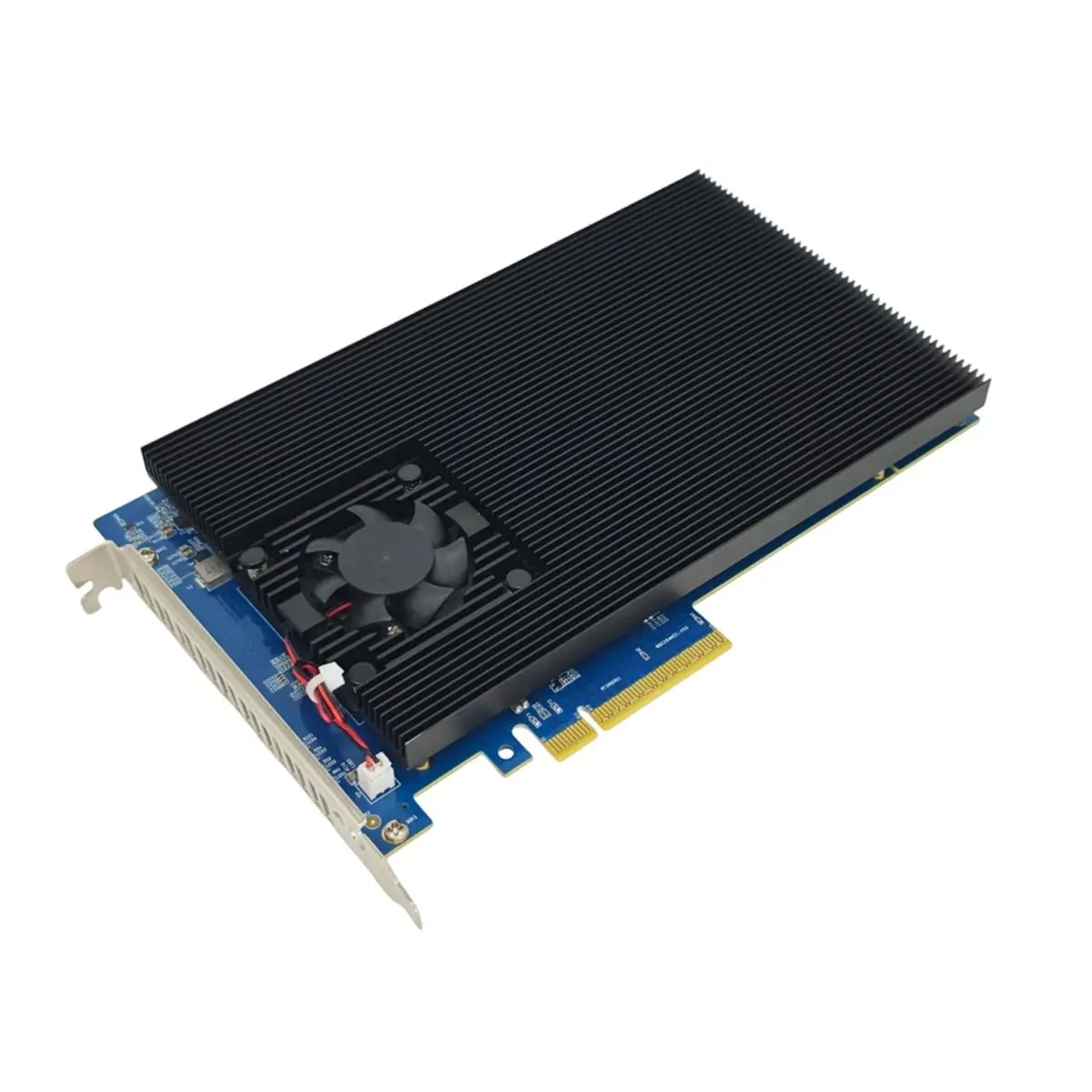 Y1813A*☀▃PEX88024 Split-Free 4-Disk M.2 PCIe 4.0 Expansion Card PCIe to M.2 NVMe22110/2280/2242 PCIe X8 Adapter Card