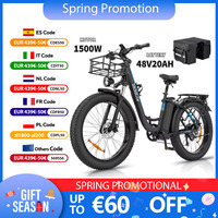 MN-26 E-Bike 1500W Powerful Motor 48V20AH Lithium Battery Electric Bike 26-Inch Fat Tire Off-road Mountain Electric Bicycle