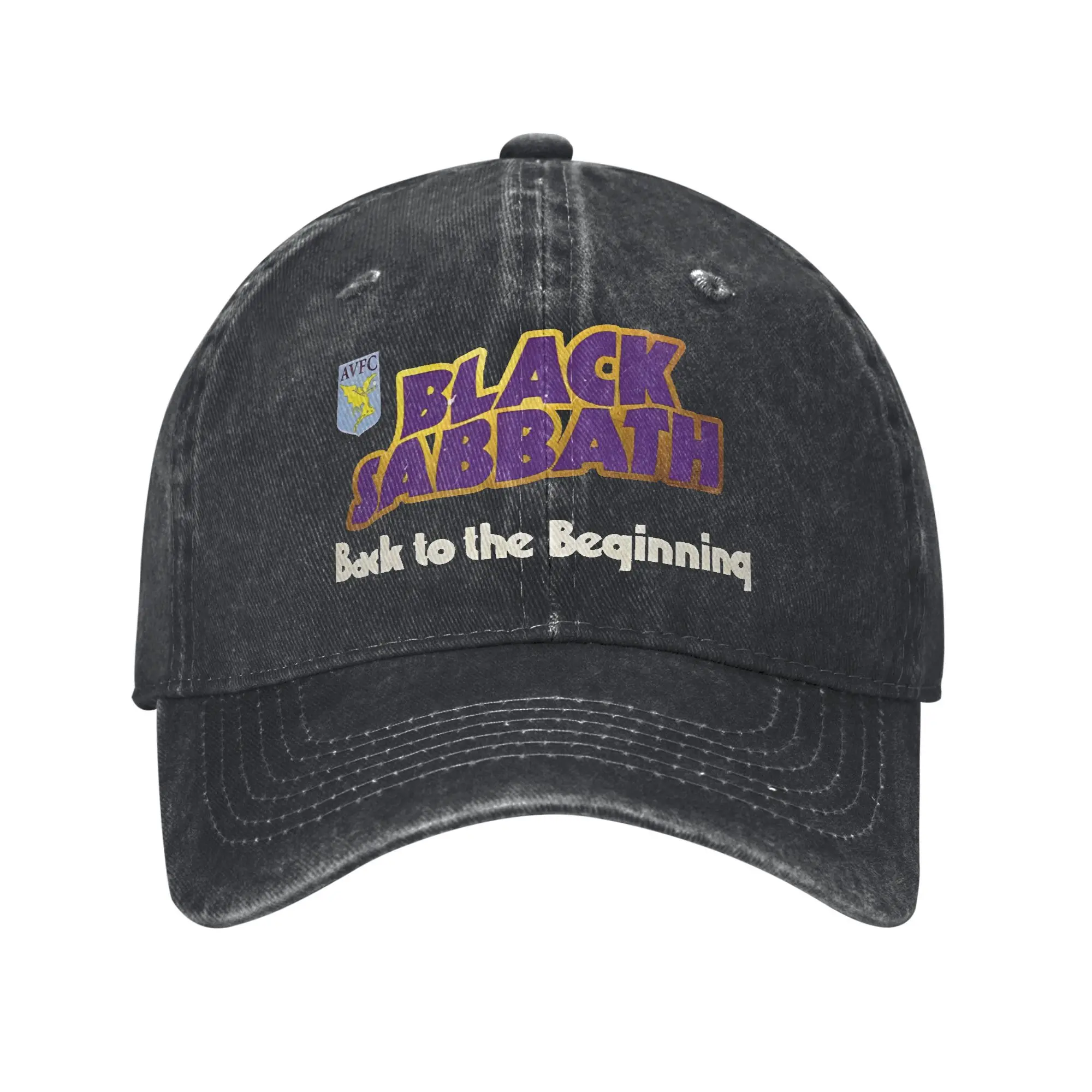 

Black Sabbath Aston Villa Back The Beginning Повседневная бейсболка для мужчин и женщин Летние классические солнцезащитные бейсболки