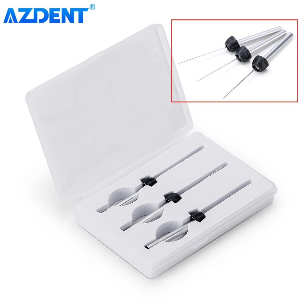 

AZDENT 3PCS/Set Dental Gutta Percha Filling Injection Needle Tip Size S F FM for Endodontic Root Obturation Endo Dentistry Tools