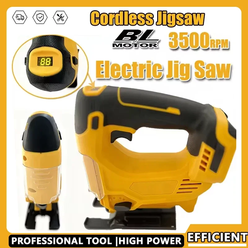 

Fit Dewalt Portable Cordless Jigsaw, Electric Tool, Woodworking, Multi-Function Design, Compatible with 18V Battery
