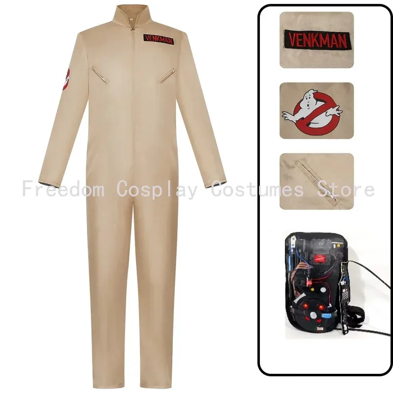 

♥ New 2026 Cosplay Anime Figure Halloween Costumes for Men Adult Children Toys Ghost Busters Jumpsuit ★Bear House