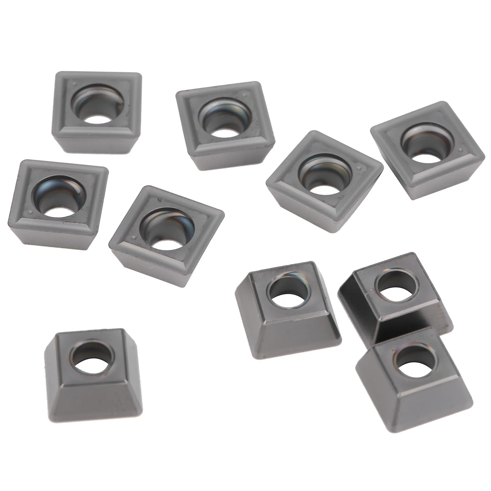 

10Pcs CNC Lathe Carbide Insert Blade Great workmanship good performance High temperature resistant Metal Cutting Tools