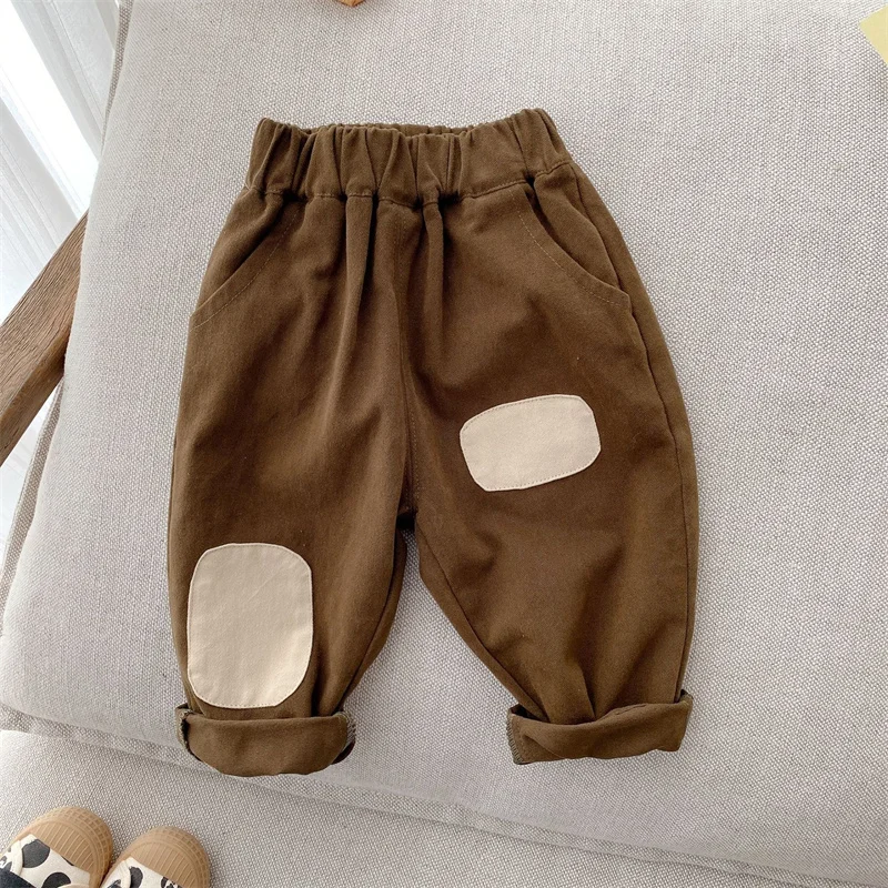 Boys Casual Pants Long Trousers Cotton 2024 Classic Spring Autumn Baby's Kids Pants High Quality Children's Clothing