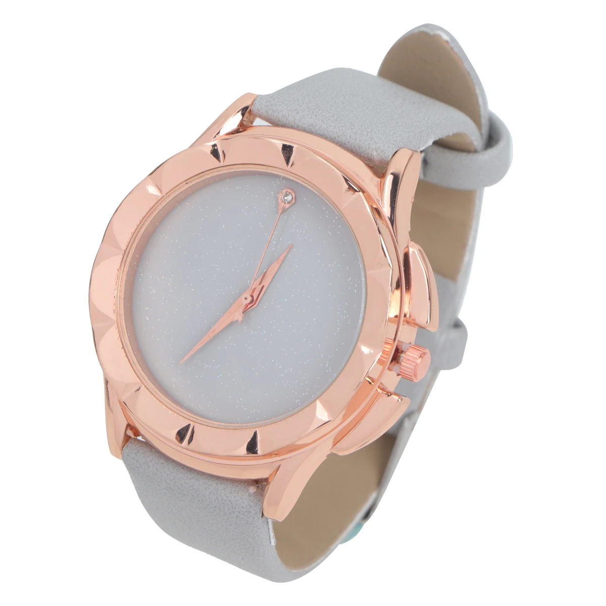 

Quartz Watch Women Elegant Fashion Wrist Watches Analog White Starlight Strap Stainless Steel Buckle Closure Easy Clean