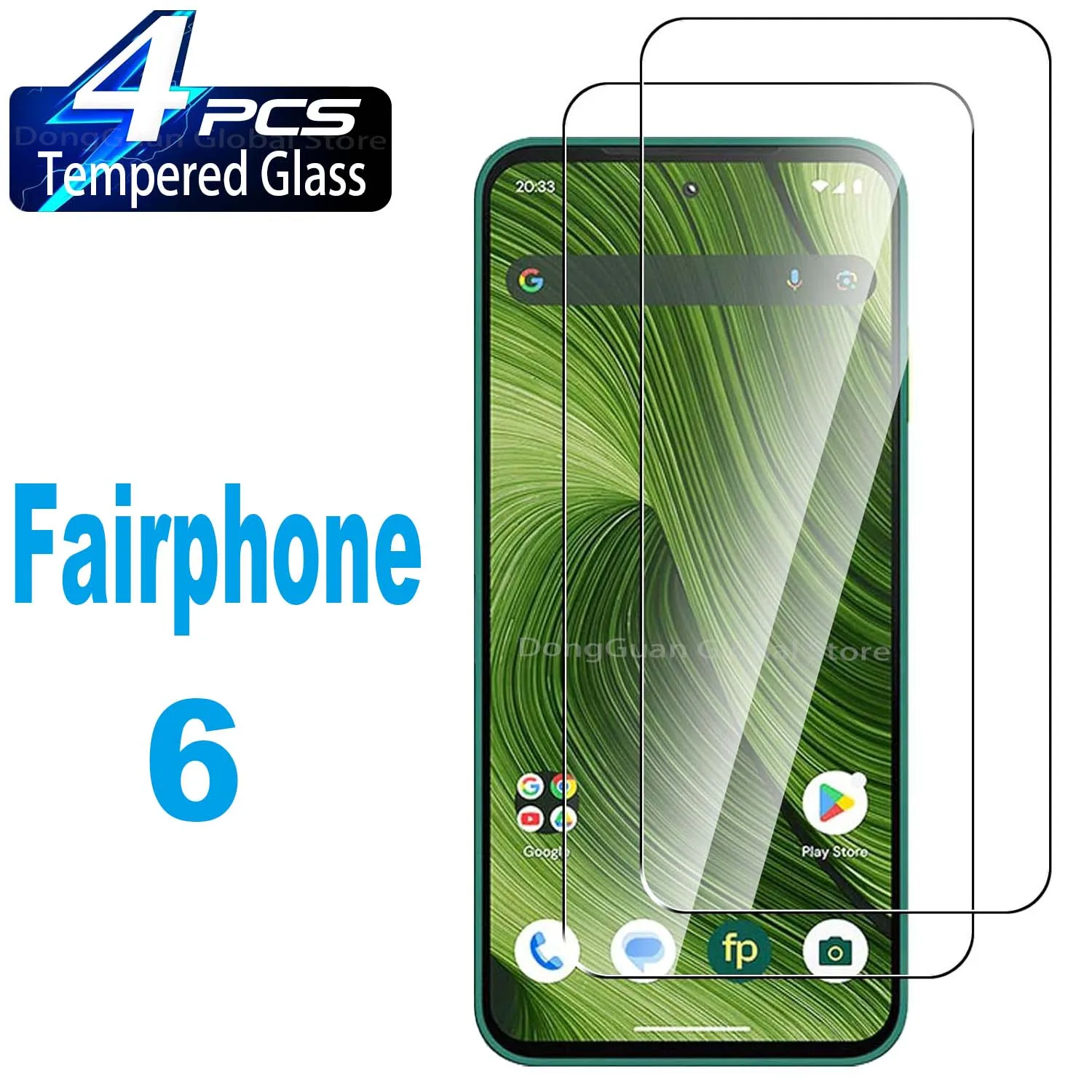 1/2/3/4 Stück gehärtetes Glas für Fairphone 6 Displayschutzfolie