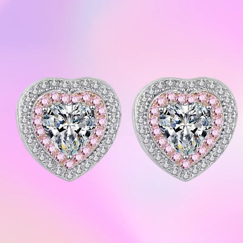 

Quality PT950 Platinum Designer Fine Jewelry Love Shaped Moissanite Diamond Vvs1 D Color Sparkling 1carat Wedding Gift for Women