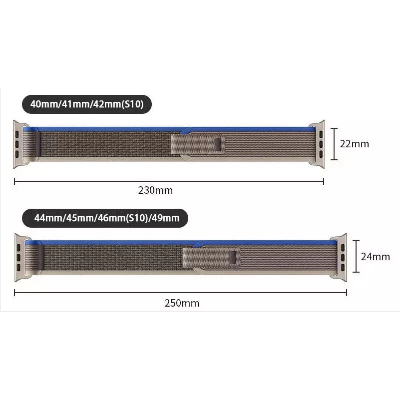 Image 4: Bracelet à boucle Trail pour Apple Watch Ultra 3 2, 49mm 46mm 44mm 40mm 45mm 41mm 42mm, Bracelet Correa iWatch série 11 10 SE 9 8 7