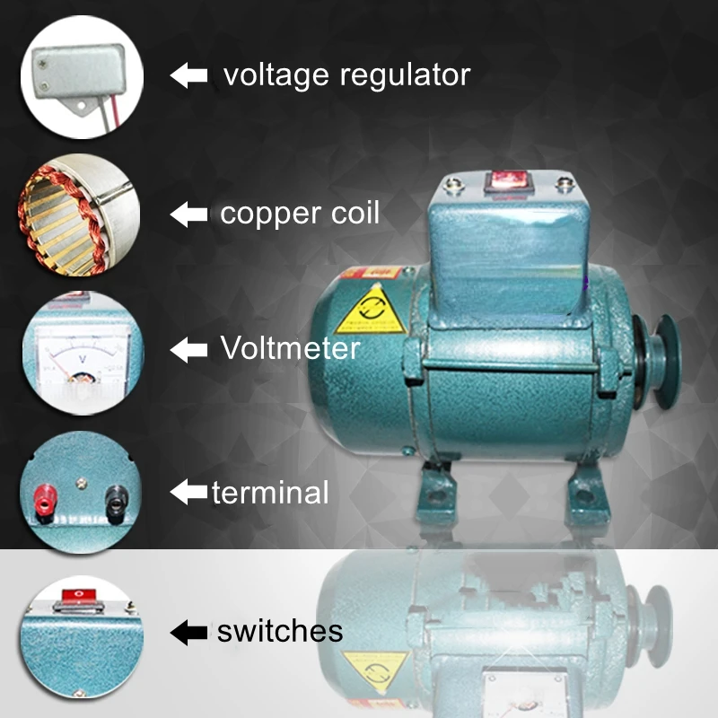 Belt type 220V diesel engine lighting generator 1000W small engine household pure copper wire gasoline engine