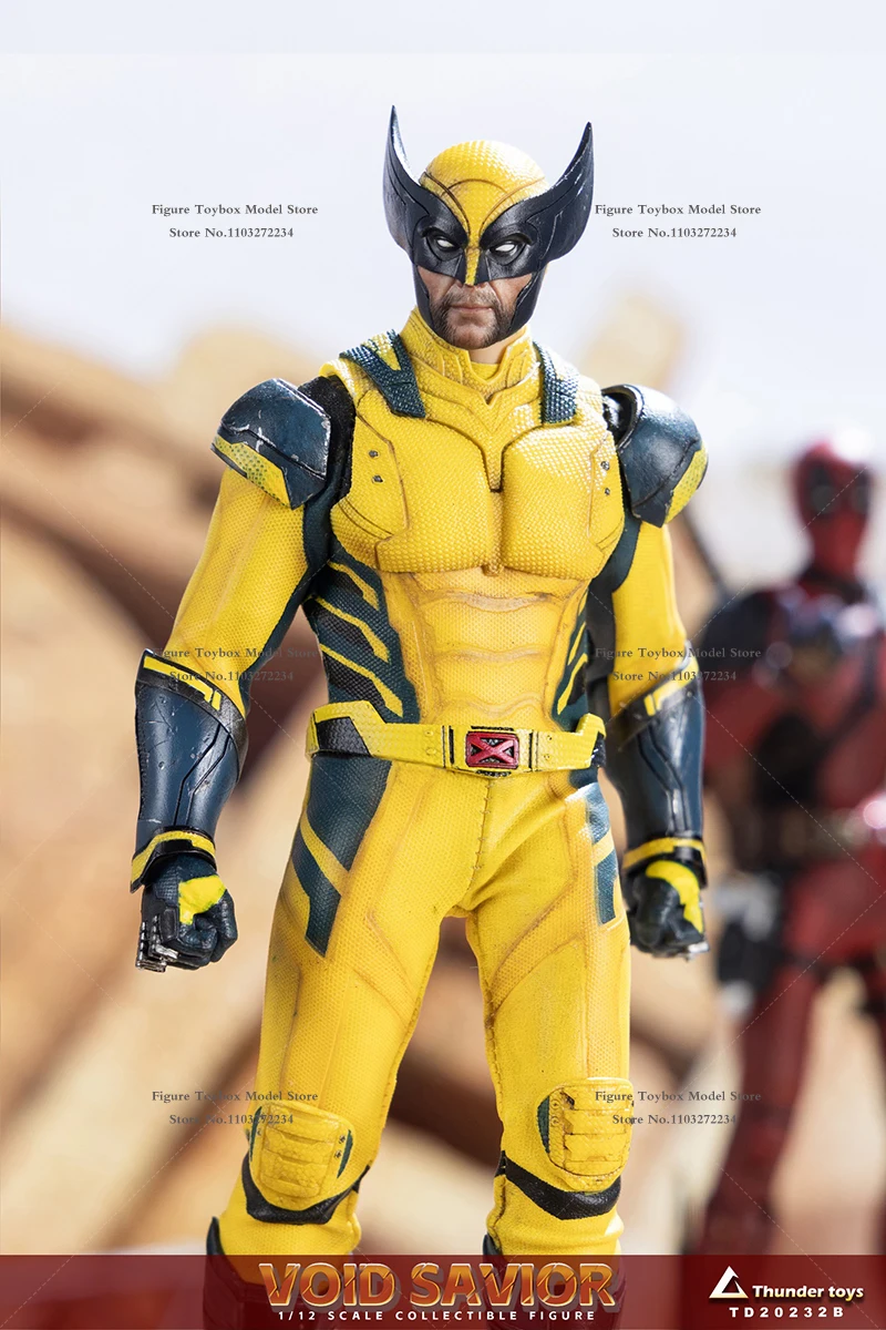 サンダートイズ TD20232 先行販売 1/12 スケールグッズボイドセイバーデッドプールウルヴァリン可動 6 "フルセットアクションフィギュアギフト