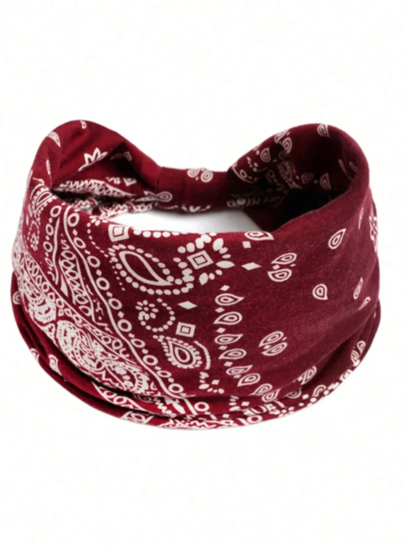 

4pcs Vintage Paisley Headbands For Women Boho Bandana Hair Accessories